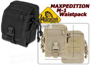 Maxpedition 0307 M 1 Waistpack 5x3x2 BLACK 0307B *NEW*  
