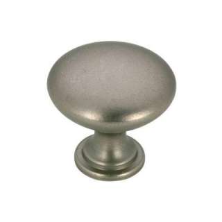 Richelieu Hardware Pewter 1 1/8 In. Contemporary and Modern Knob 