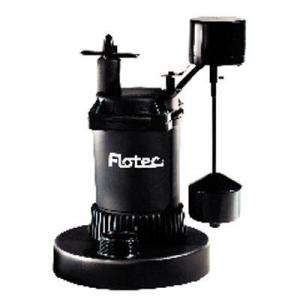 Flotec 1/3 HP Submersible Sump Pump with Vertical Switch FP0S2450A at 