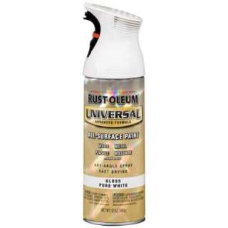Universal 12 Oz. Gloss White All Surface Aerosol Paint 245199 at The 