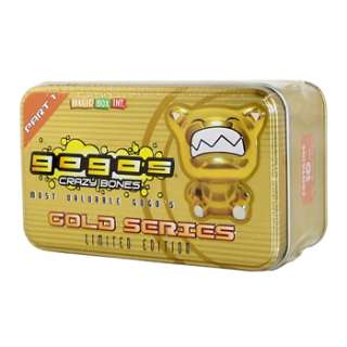 GoGos Crazy Bones   Collectors Tin GOLD Series   (includes 10 