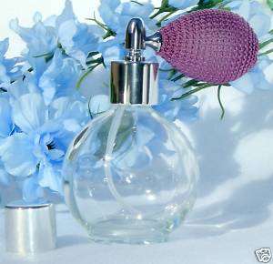 Oz. Refillable Glass Perfume Bottle Spray Atomizer  