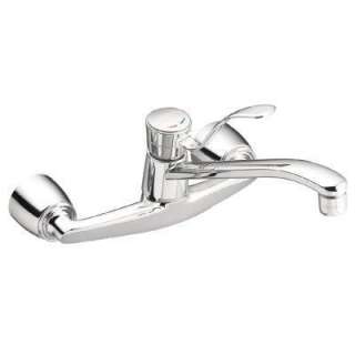 MOEN Single Handle Kitchen Faucet with 9 In. Spout in Chrome 8713 at 