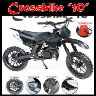 Dirtbike 49cc Crossbike Dirt Bike Cross Pocket 10 Zoll Kxd Neu & Ovp 