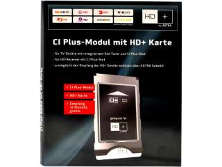 Astra CI+ Modul inkl. HD+ Karte HD Plus Smartcard 4260155560057  