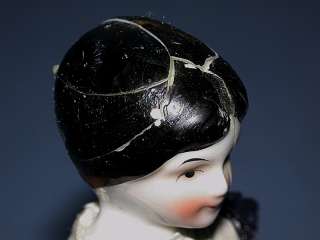This auction is for a Beautiful Vintage Bisque Porcelain Doll w 