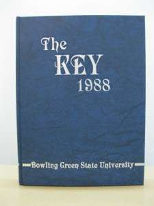 The Key 1988 Yearbook Bowling Green State University  