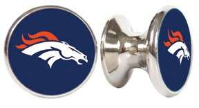 Denver Broncos NFL Stainless Steel Dresser Knob / Pull  