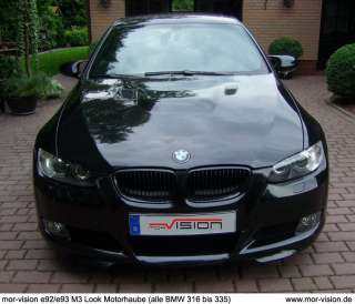 Motorhaube M3 Look für Serien 3er BMW e92 e93 PP Carbon  