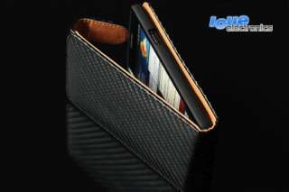 Passgenaue Tasche in Carbon Design für Ihr Samsung Galaxy S2 II i9100 