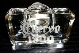  Amazingly Cool Solid Glass Cuervo 1800 Tequila Decanter Stopper Topper
