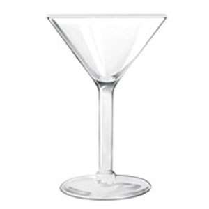GET SW 1402 CL (SW1402) 6 oz. SAN Plastic Martini Glass  