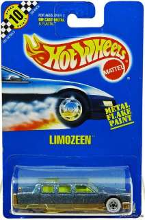 HOT WHEELS LIMOZEEN #0458 C#174 NRFP MINT COND 1990  
