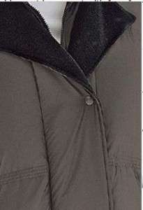 ladies womens winter faux fur hooded down long coat jacket plus 2X 3X 