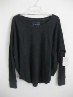 Free People We the Free Solid Love Bug Thermal NWT XS, S Black or Tea 