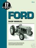 Shop Manual for Ford Tractor 2N, 8N, 9N FO 4  
