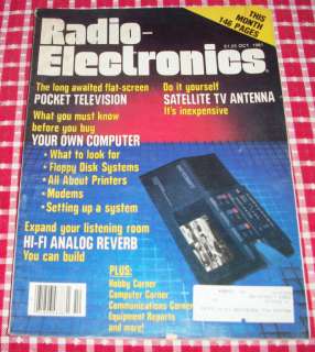 Oct 1981 Radio Electronics Pocket Television Computer  