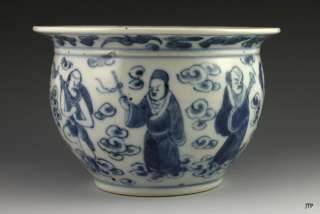 18th CENTURY CHINESE BLUE WHITE POTTERY CLASSICAL BOWL  