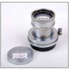 Rare* Schneider Xenon 5cm 50mm f/2 Leica L39 mount lens 50/F2  