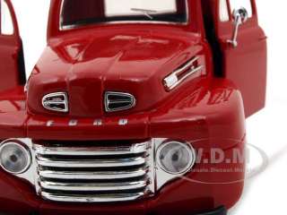 1948 FORD F 1 PICKUP RED 125 DIECAST MODEL CAR  
