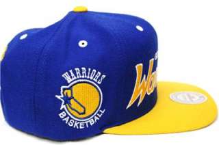Mitchell & Ness Vintage Golden State Warriors Snapback Cap Hat OLD 