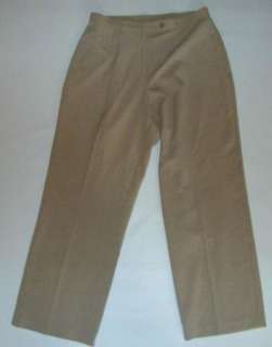 Womens INVESTMENTS Tan Pants Size 12S 12 S  