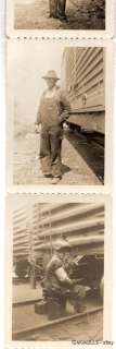 Vintage Union Pacific Railroad Worker Photo Archive OLD  