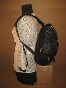   Leather Big Backpack Rucksack Computer Bag Classic Knapsack  