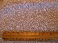 Vtg UPHOLSTERY FABRIC 1940/50s TAUPE BROCADE 4yds/36w  