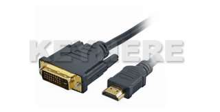 24+1 GOLD HDMI Male TO DVI D M/M Cable For DVD HDTV TV  