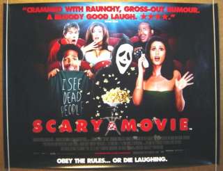 SCARY MOVIE (2000) Original Quad Film Poster   Wayans Brothers   Movie 