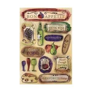  Karen Foster Bon Appetit Cardstock Stickers 5.5X9 