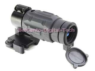   3X Magnifier Scope + QD Pivot Flip to Side Mount for Aimpoint 