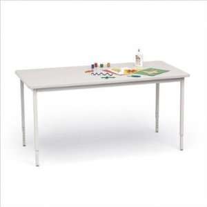 Bretford QWTxx72 72 Wide Rectangle Quattro Work and Utility Table 