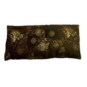   Flax Seed with Lavender Eye Pillow Brocade with Matching Slip Cover