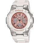   Casio Baby G Watch.White with Pink Ana Digi Dial.BGA 110 7B2ER Rp£125