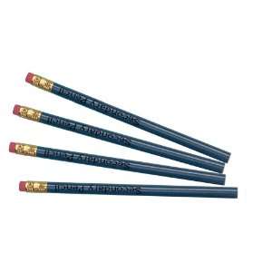 Charles Leonard Inc. Pencil With Eraser, 11/32 Inches, Black, 12/box 