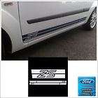Ford Fiesta Mk6 Ford Oval Side Stripes Decals Zetec S items in DMB 