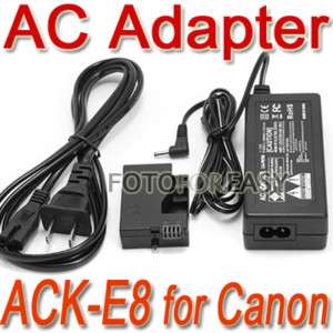 ACK E8 AC Adapter For CANON EOS 550D Rebel T2i Kiss X4  