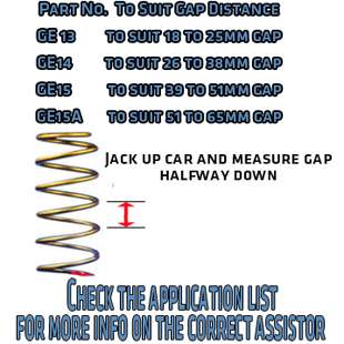 GRAYSTON COIL SPRING ASSISTER / RAISER GE15  