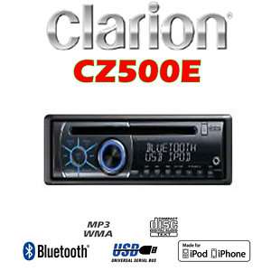 AUTORADIO CLARION CZ500E 1DIN Bluetooth USB/iPod iPhone  