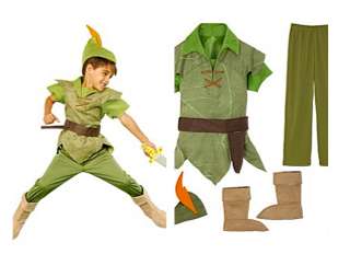NEW  Boys Halloween Costumes   Pick Peter Pan or Captain 