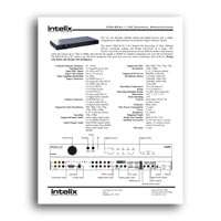 Intelix DIGI SCAL 11x2 Audio / HD Video Switcher/Scaler  