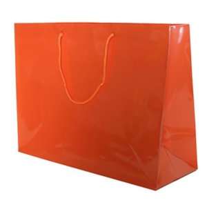 Orange X Large Horizontal (17 x 13 x 6) Glossy Gift Bag   Bags sold 