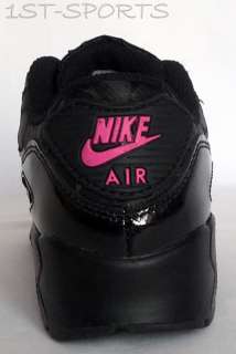 INFANT, GIRLS NIKE AIR MAX 90 BLACK TRAINERS, SIZE 12.5  