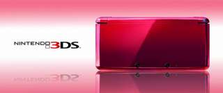 New Nintendo 3DS UK PAL Handheld Games Console Metallic Flame Red 