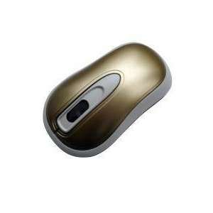  WM400 Illuminated USB Optical Wheel Mouse Gold/Grey 
