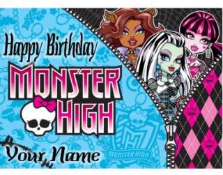 Monster High  Cake Decorating Bands (3per pkg)  Edible Photo Cake 