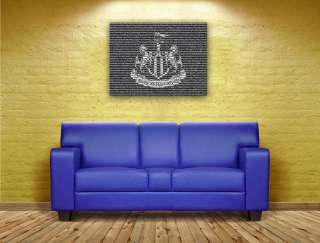 Newcastle United 600 Players Framed Canvas Club Crest  