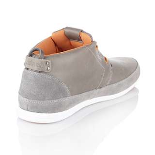 Boxfresh Distal Grey Leather New Mens Trainers Shoes  